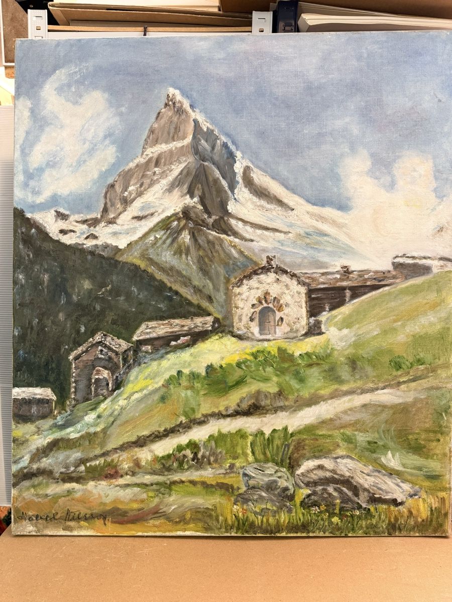 Gemälde: Matterhorn Gemälde – Gebraucht aus Solothurn von NUVICO