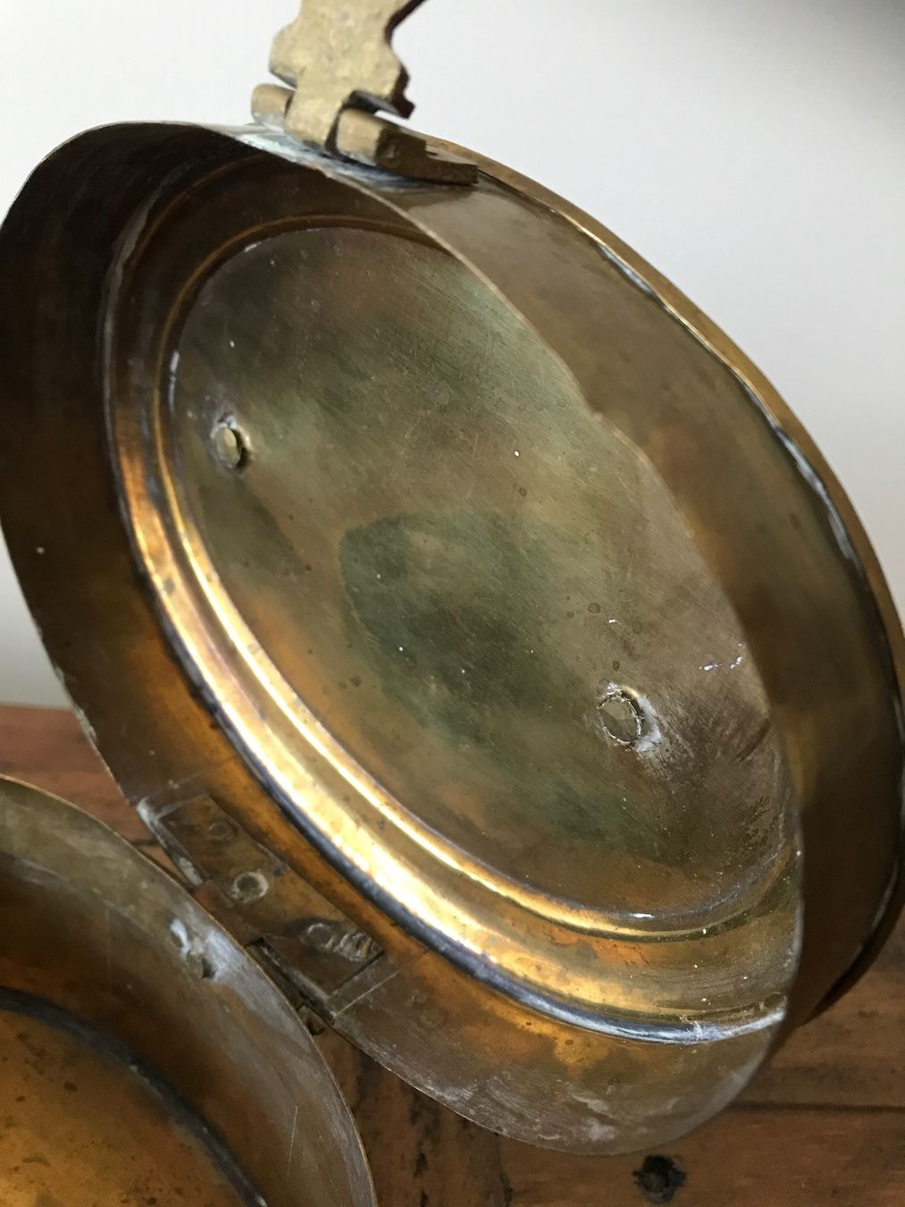 Pots: Alte Messingdose – D'occasion à Rapperswil SG par cosiba01 6