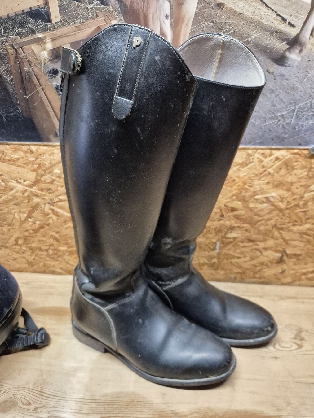 Caschi: Set Reithelm, Reitstiefel, Reithose – Usato da Meggen venduto da Orrinka20 4