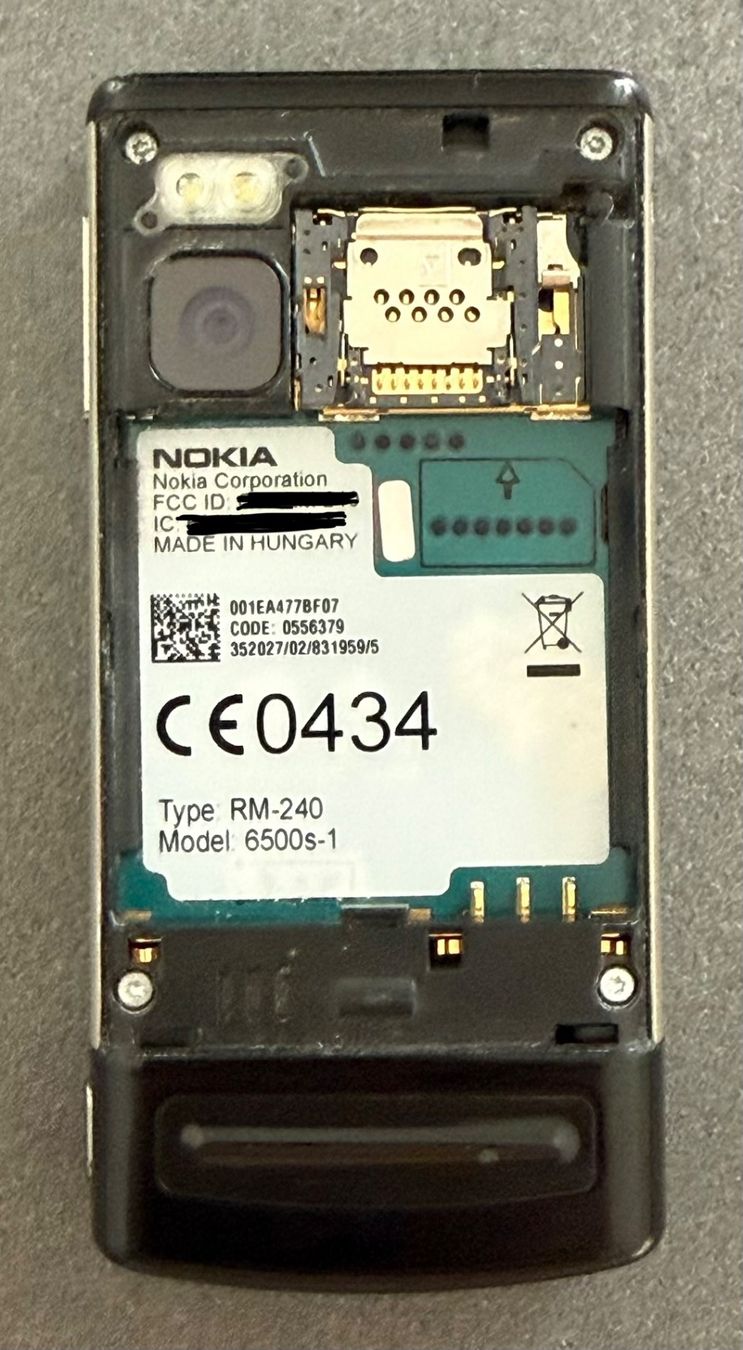 Nokia Portables: NOKIA 6500s-1 – Défectueux à Contone par Chaos76 3