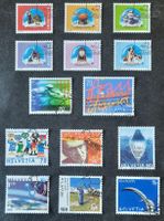 8-29-2 Timbres Helvetia oblitérés. Années 1999 et 2000
