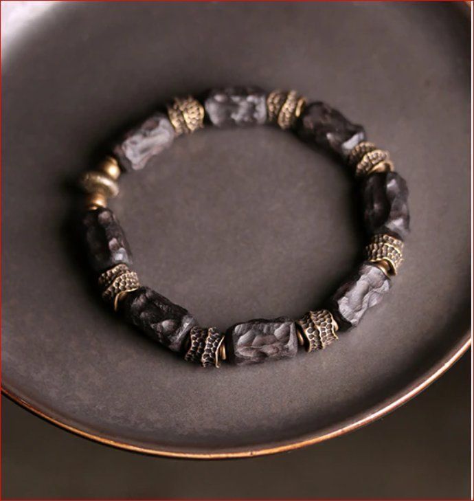 Bracciali & Braccialetti: Armband Ebenholz / Kupfer. Handmade! – Nuovo e nell'imballaggio originale da Burgdorf venduto da XJ6 2