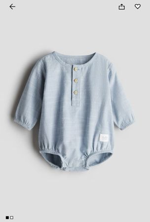 H&M Baby Body Gr. 68 Bio Baumwolle, Top Zustand!