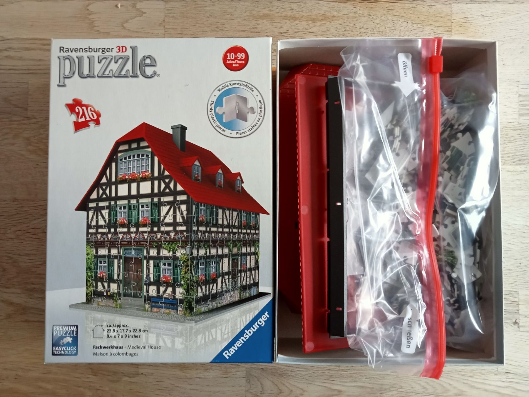 Ravensburger Puzzle: Ravensburger Fachwerkhaus 3D – Usato da Oberurnen venduto da simgug 1
