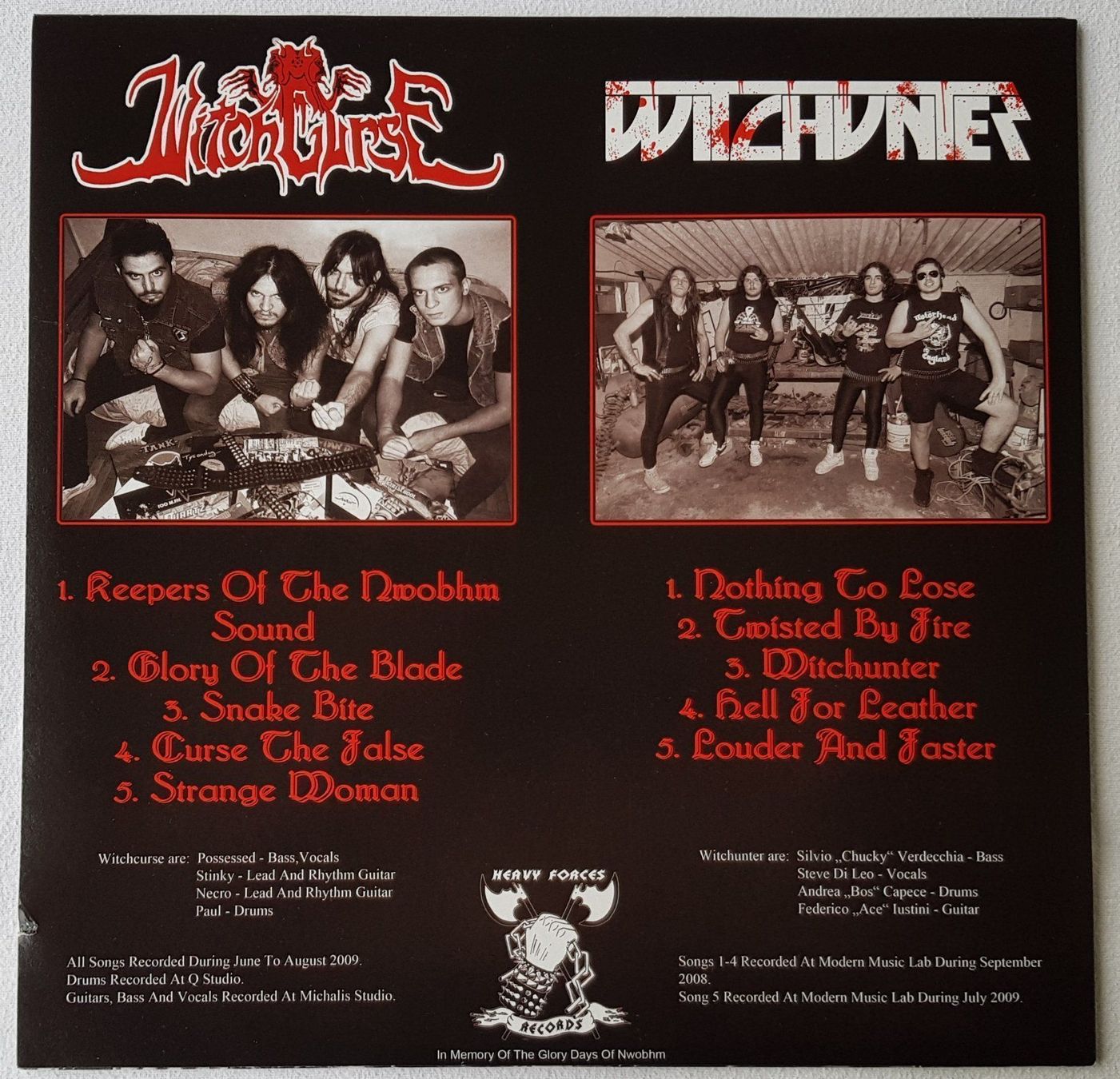 Dischi in vinile: Witchcurse / Witchunter - First Press - Limited to 500 – Usato da Uster venduto da Zardodel 1
