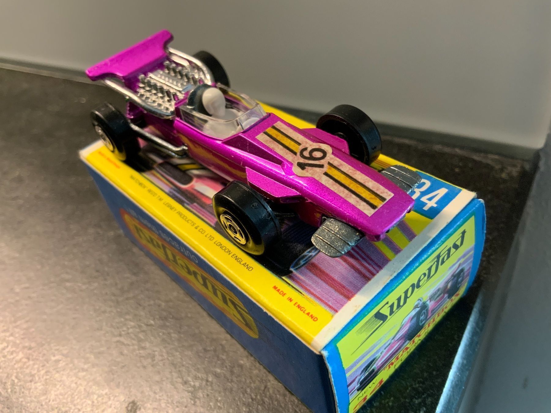 Matchbox Modellini d'auto: MATCHBOX Superfast Nr.34, Formula 1 – Nuovo e nell'imballaggio originale da Erlenbach im Simmental venduto da Model_box 2