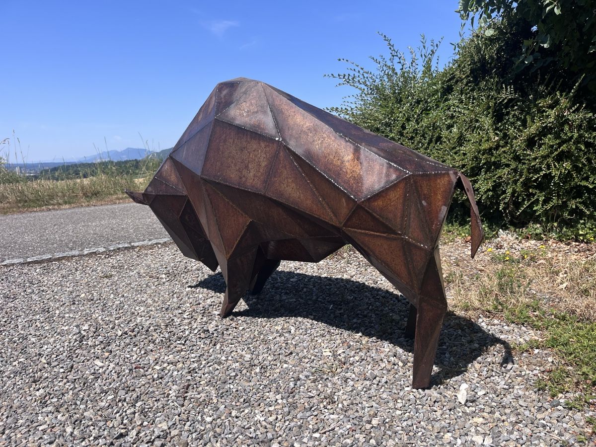 Sculture & Statue: Bison Skluptur unikat – Usato da Aarau Rohr venduto da frey85 3