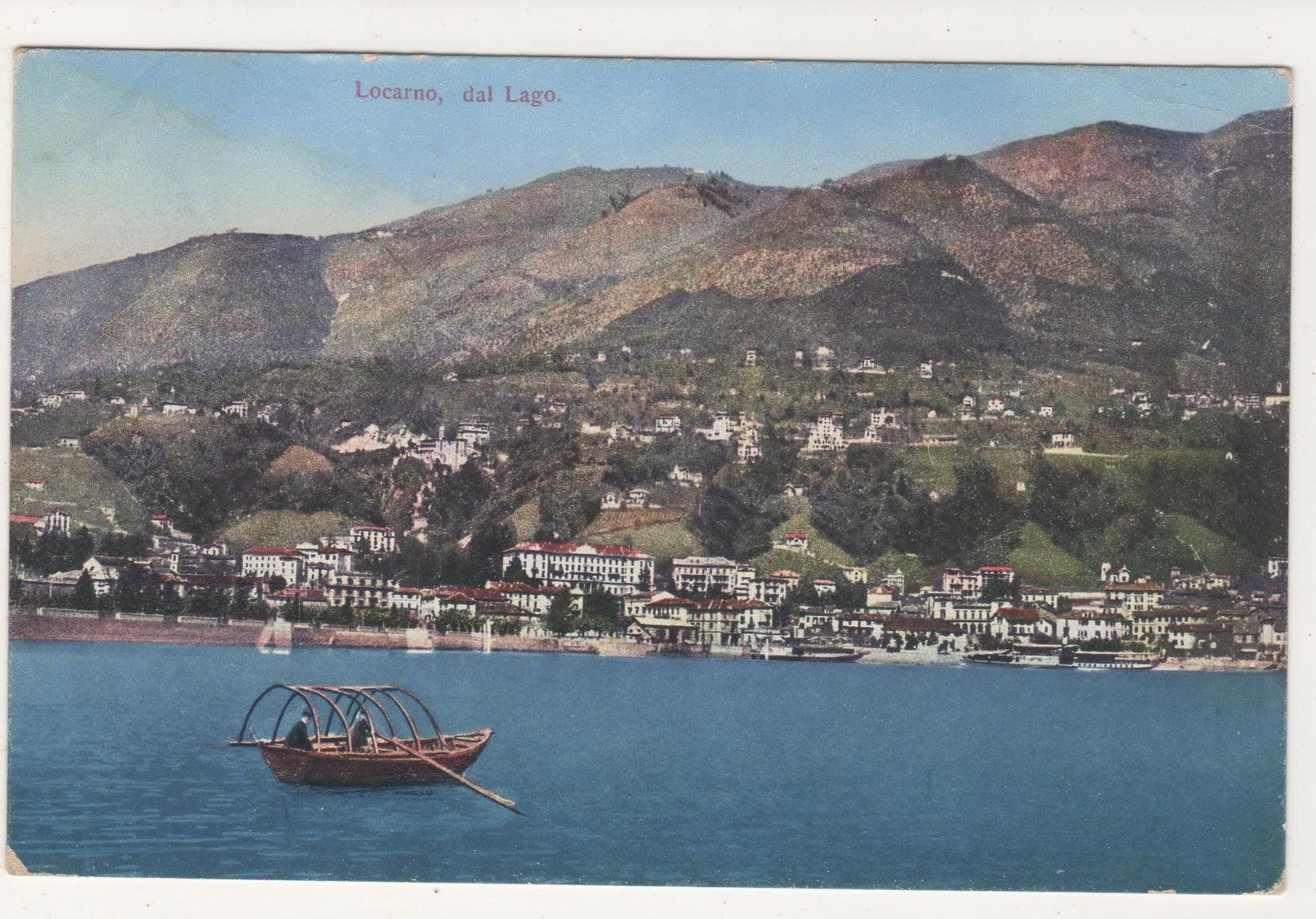Cartoline postali: Ansichtskarte Locarno 1911 – Usato da Remetschwil venduto da Hofiii