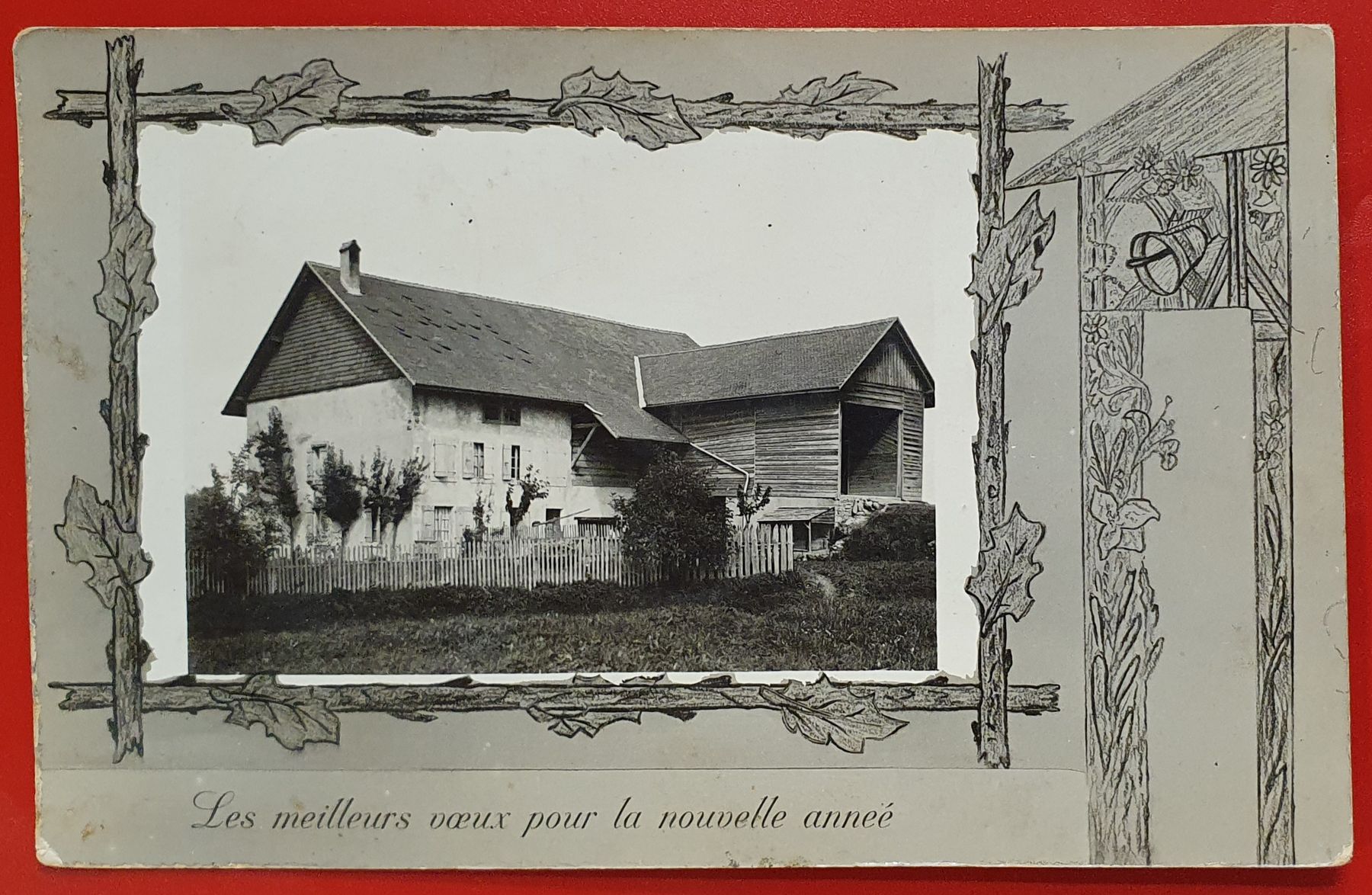 Cartoline postali: Bussy - Sevaz 1931 - Bauernhof – Usato da Kreuzlingen venduto da Rschweiz1