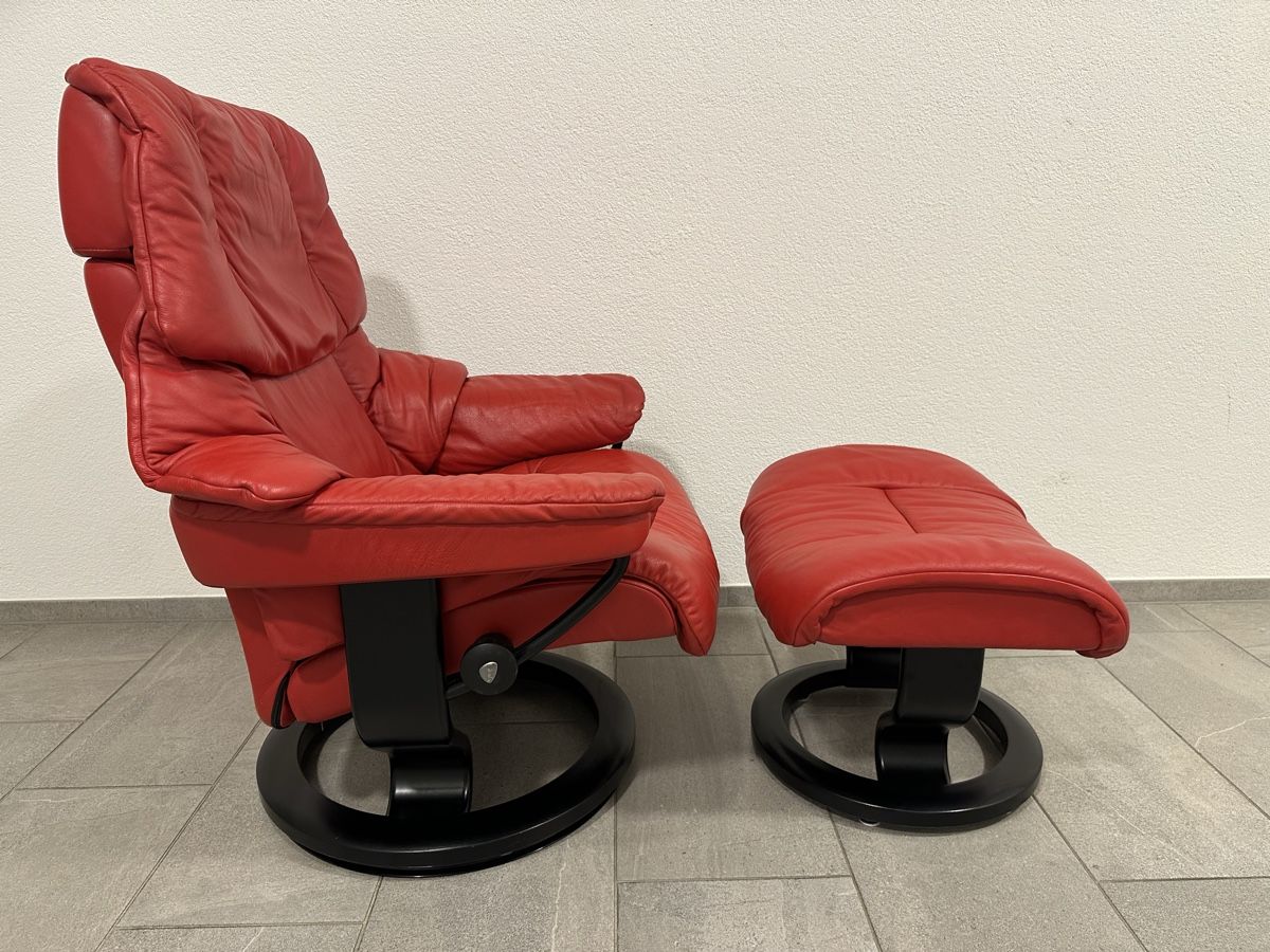 Stressless Poltrone: Stressless Sessel inkl. Hocker – Usato da Biberist venduto da tob_r9tj 3