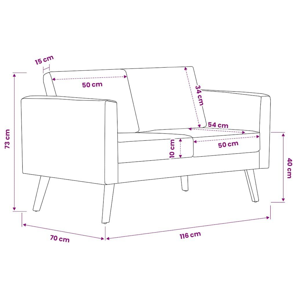Sofas: Sofagarnitur 2-Sitzer und 3-Sitzer Stoff Dunkelgrau – Neu und originalverpackt aus Zug von Cheap-Shop 3