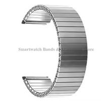22mm Edelstahl  elastisches Stretch-Uhrenarmband