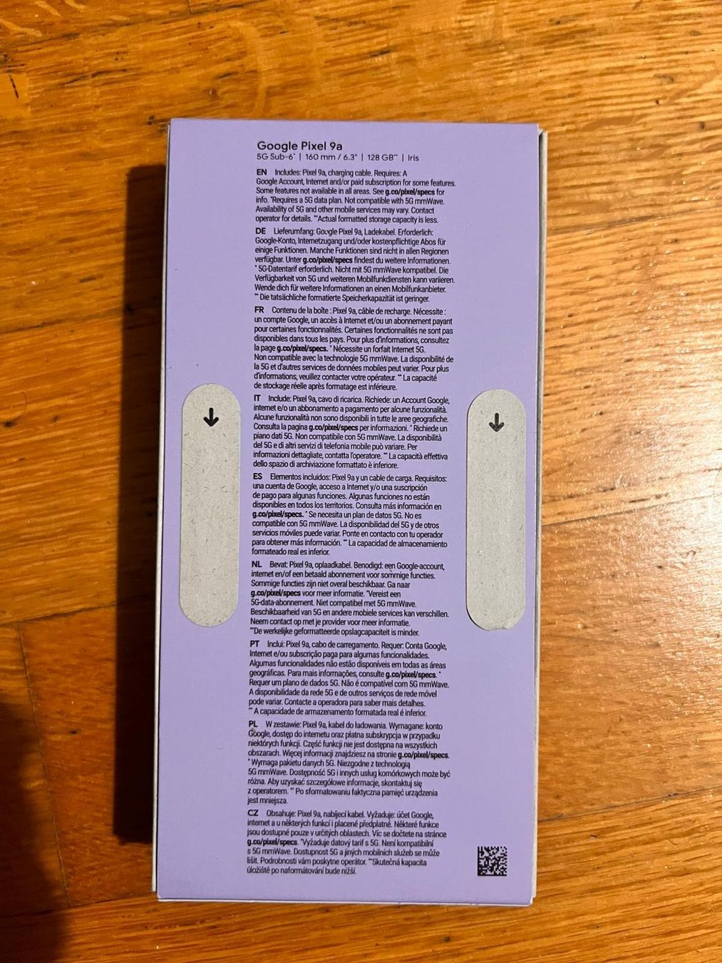 Google Telefoni cellulari / Smartphones: Google Pixel 9a 128 GB Iris Neu & originalverpackt – Nuovo e nell'imballaggio originale da Oberwangen b. Bern venduto da 7AJU 1