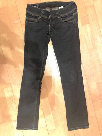 Pepe Jeans Damen Jeans Straight W28/L32 dunkelblau guter Zus