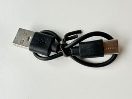 USB Ladekabel USB-A auf USB-C schwarz, 20cm