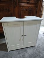 Waschbeckenunterschrank weiss mit 2 Türen