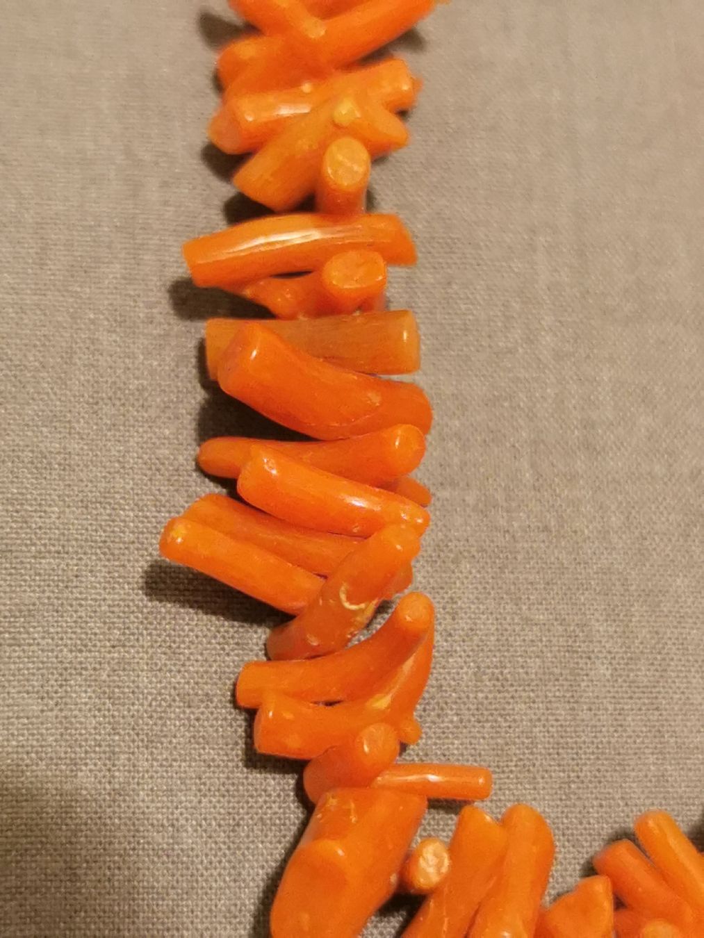 Catenine: Korallen Kette, echt. – Usato da Schlieren venduto da vlalif 2