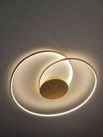 Plafonnier LED design anneaux  style contemporain
