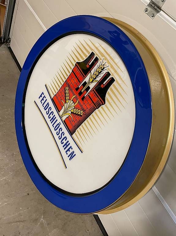 Feldschlösschen Ecriteaux: Feldschlösschen Bier Paneele – D'occasion à Ettingen par Donald4107 1