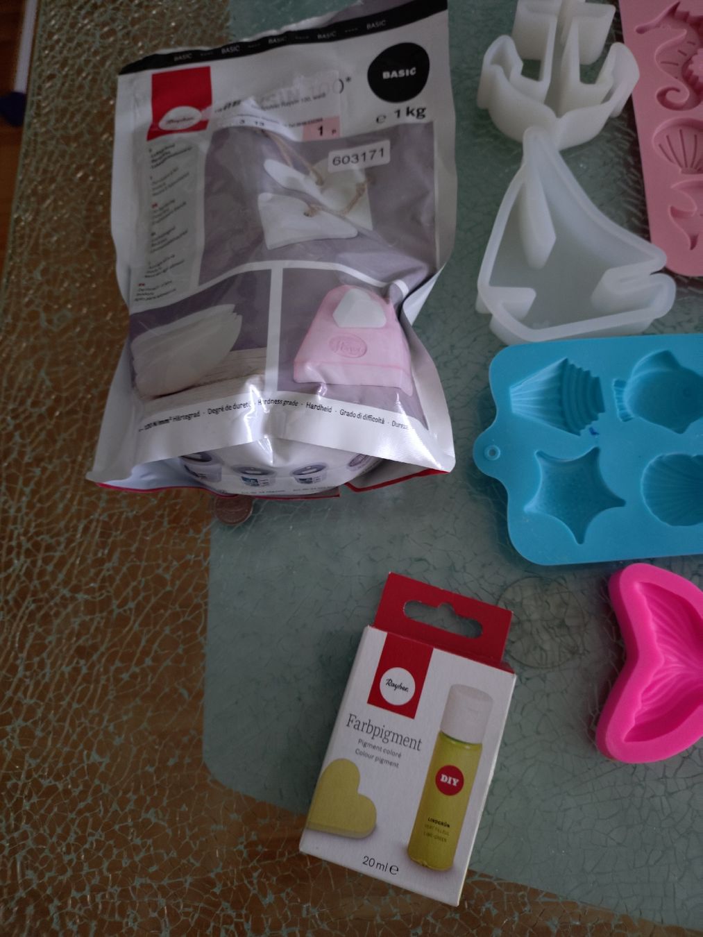 Bastelsets: Giess set – Gebraucht aus Bremgarten AG von irmscherastraH 1