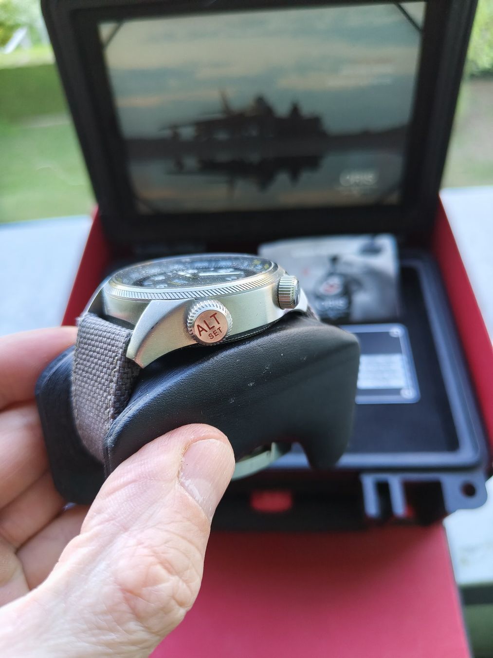 Oris Orologi: Oris Big Crown ProPilot Altimètre – Usato da Plan-les-Ouates venduto da hrapazz 4
