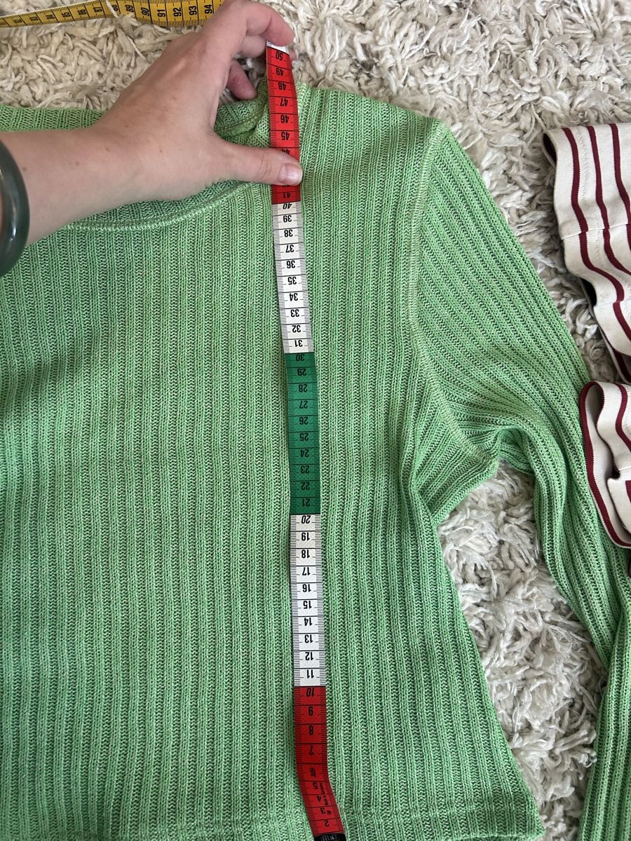 Arket Top: ARKET Damen Pullover grün, gerippt, Grösse M – Nuovo (secondo la descrizione) da Zürich venduto da Seraphine_1302 5