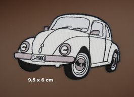 VW KÄFER - Aufnäher - Aufbügler - Stickerei - 9,5x6cm
