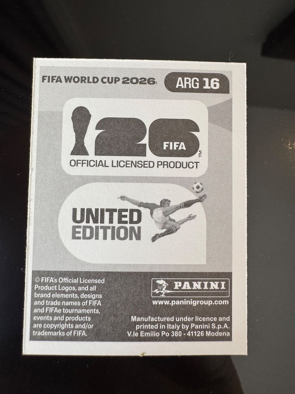 Panini Sammelbilder & Trading cards: ARG 16 Panini FIFA World Cup 2026 – Neu und originalverpackt aus Zürich von wtpooh 1