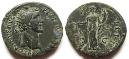 ANTONINUS PIUS AE Dupondius (148-149 AD).