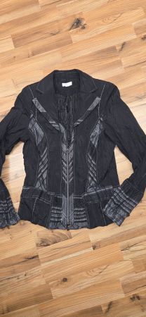 Blazer und Rock, Damen, Grösse 36/38, schwarz, Bonita