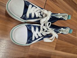 Blaue Stoffschuhe, neu Gr. 31, ideal für den Sommer! K8