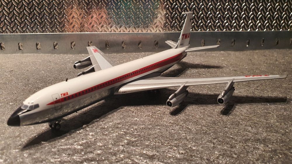 Flugzeug Modell Metall BOEING 707 - 331 (Neu und originalverpackt) in ...