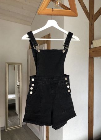 Latzhose Kurz Jeans 