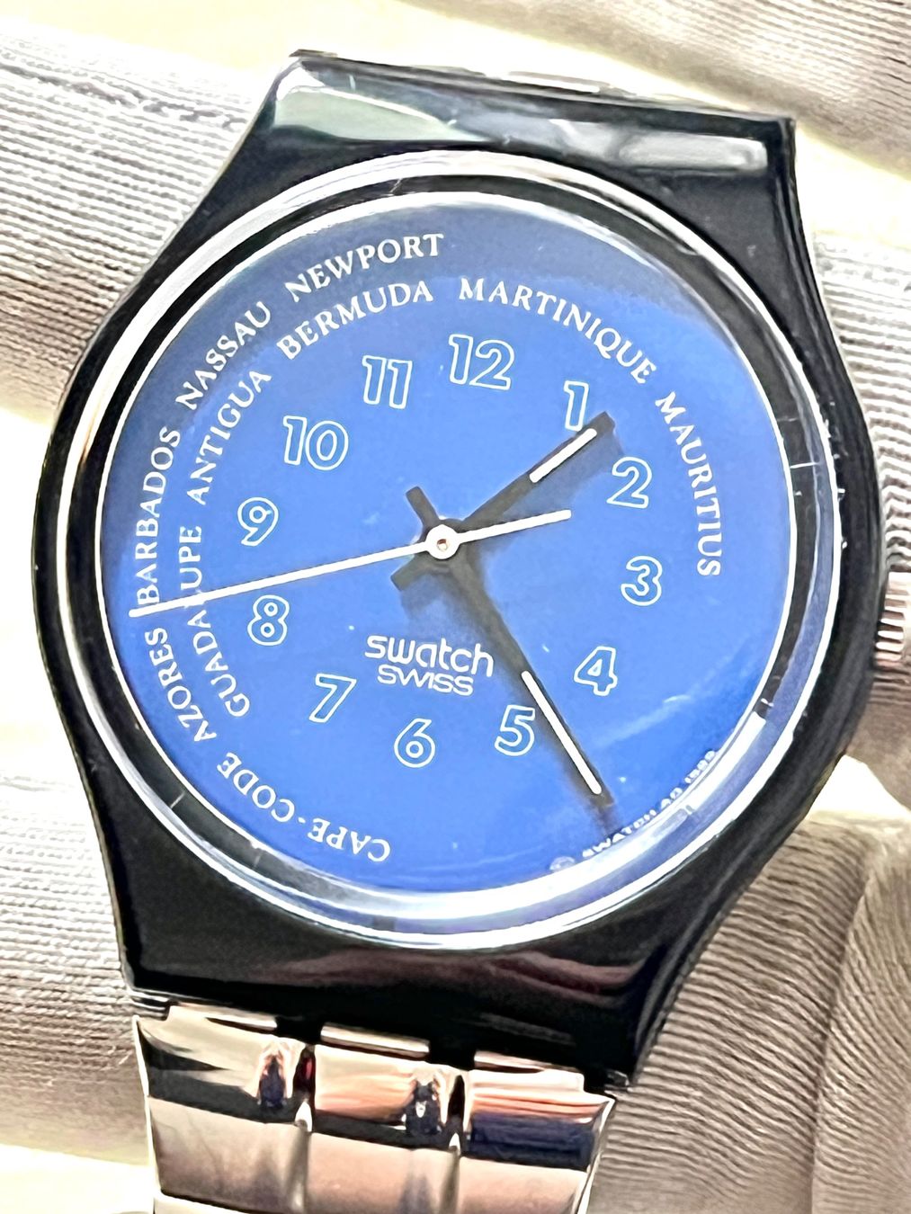 Swatch Orologi: Swatch Uhr - ideales Sommer-Accessoire! – Usato da Grenchen venduto da chththl 3