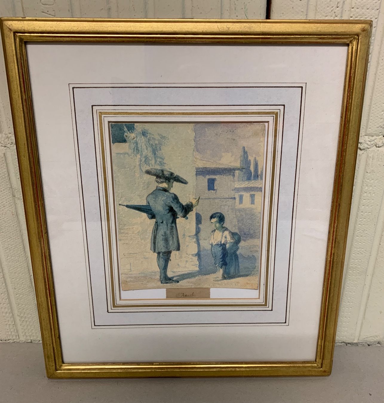 Gemälde: Charles Rauch (1791-1857)Aquarell – Gebraucht aus Biel/Bienne von Katja01112 1