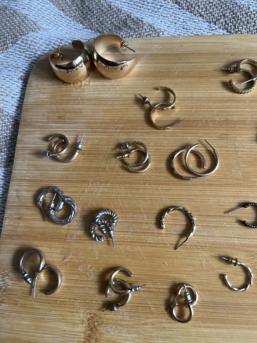 Orecchini pendenti & Orecchini a lobo: Lot: boucles d’oreille et bagues – Usato da Le Locle venduto da Mayd_h 1