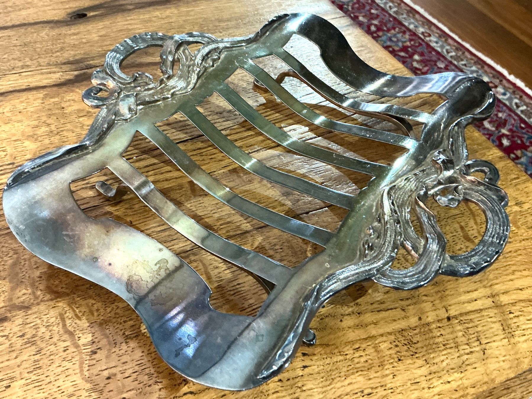 Skulpturen & Statuen: JUGENDSTIL SPARGELSCHALE HALTER VERSILBERT PUNZE UNPOLIERT – Gebraucht aus Biglen von Limarkt 1