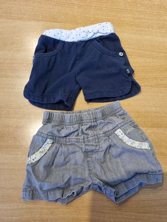 2x Baby Shorts Grösse 62/68 guter Zustand