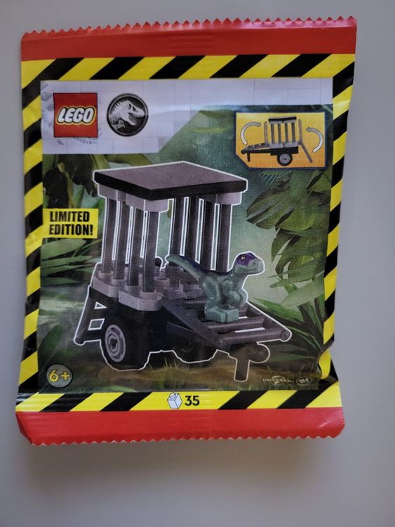 LEGO Jurassic World Baby-Raptor mit Transportkäfig (Neu und ...