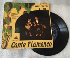 Manuel Vallejo Cante Flamenco 1958 Spain La Voz De Su Amo 7"