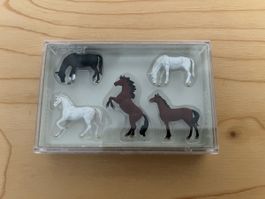 Figurines chevaux Preiser 10156 échelle H0 1:87 neuf