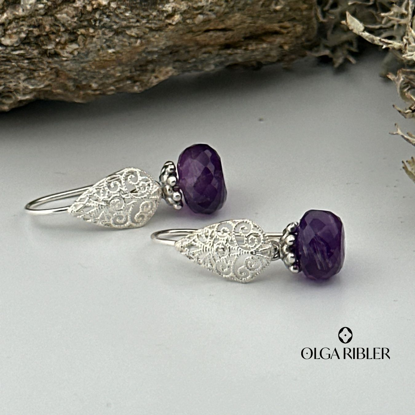 Olga Ribler Orecchini pendenti & Orecchini a lobo: Ohrringe mit Amethyste Silber 925 – Nuovo (secondo la descrizione) da Luzern venduto da Schmuckoutlet 4