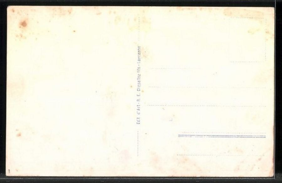 Ansichtskarten: Lac de Bret, bâtiment inconnu, vers 1940 – Gebraucht aus Frauenfeld von POML 1