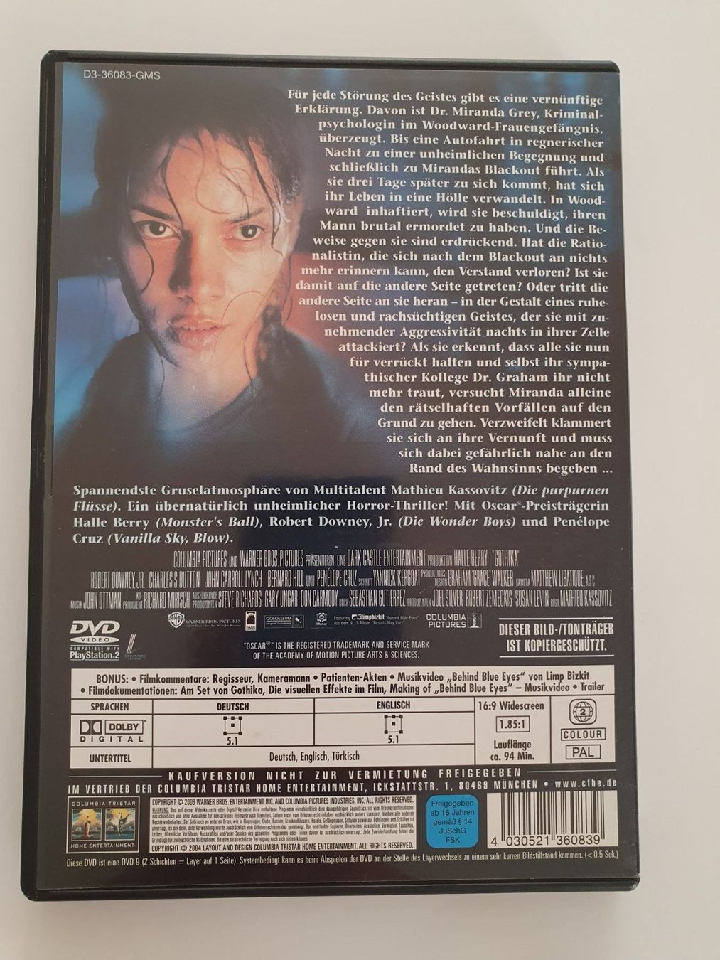 Alle DVDs: Halle Berry GHOTIKA – Gebraucht aus Oberdorf BL von BaldenEagle 1