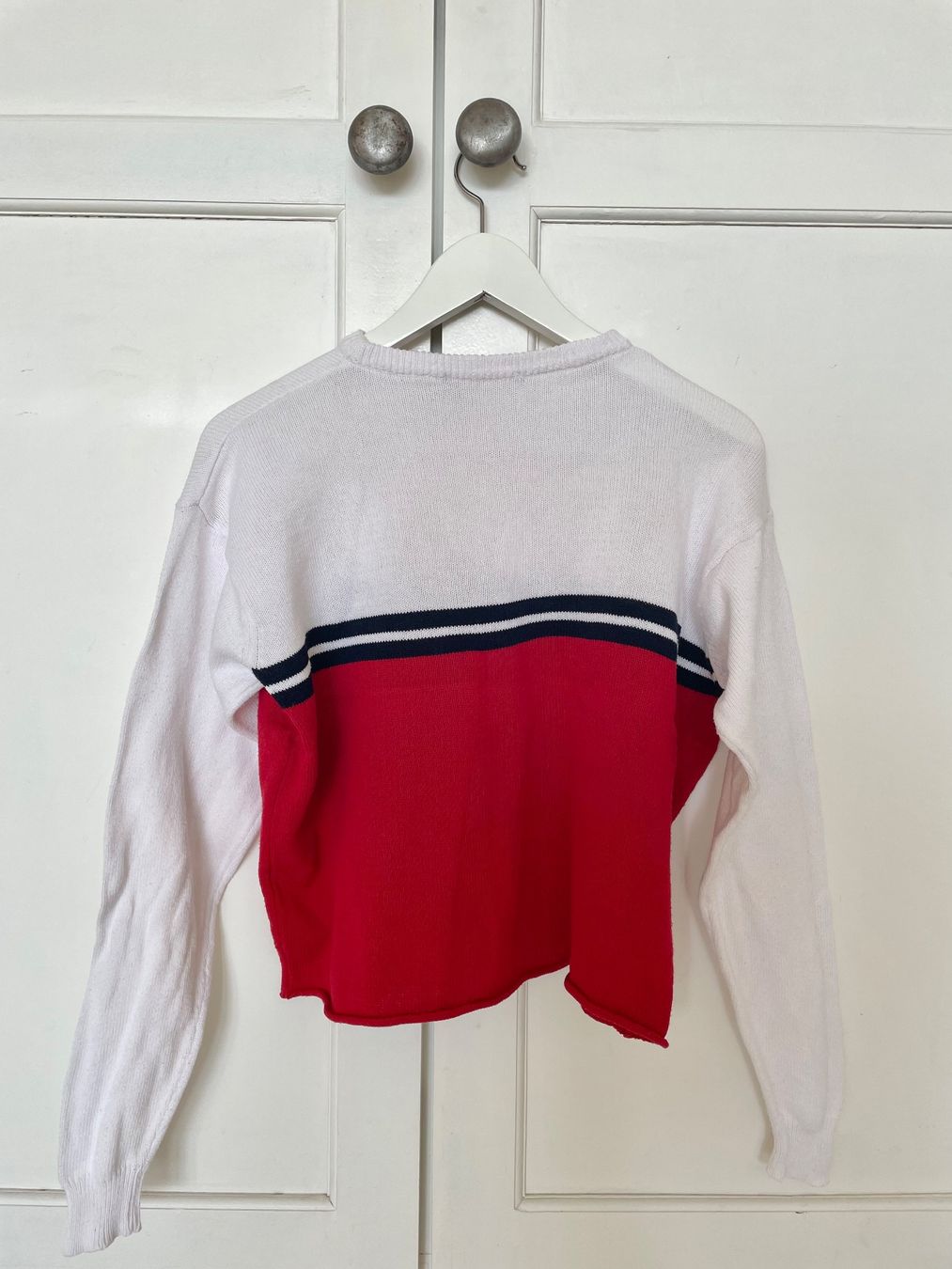 Brandy Melville Pullover & Sweatshirts: Pull rouge et blanc Brandy Melville 100% coton - Taille XS – Gebraucht aus Geneve von Margot_22 2