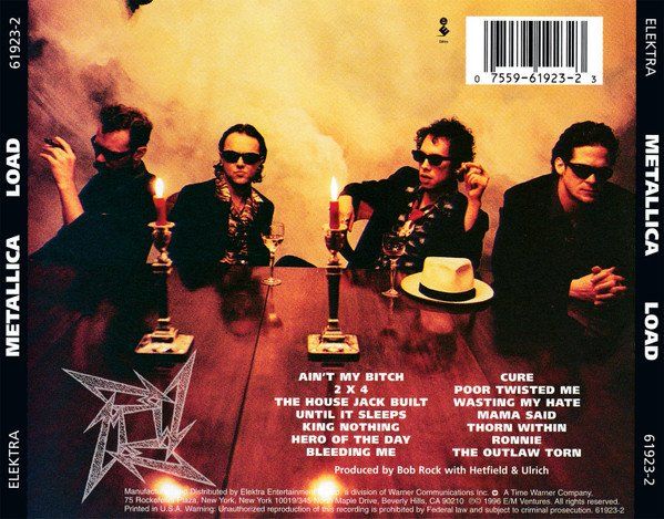 CD: CD Metallica - Load (1996) – Usato da Möriken AG venduto da mineralia 1