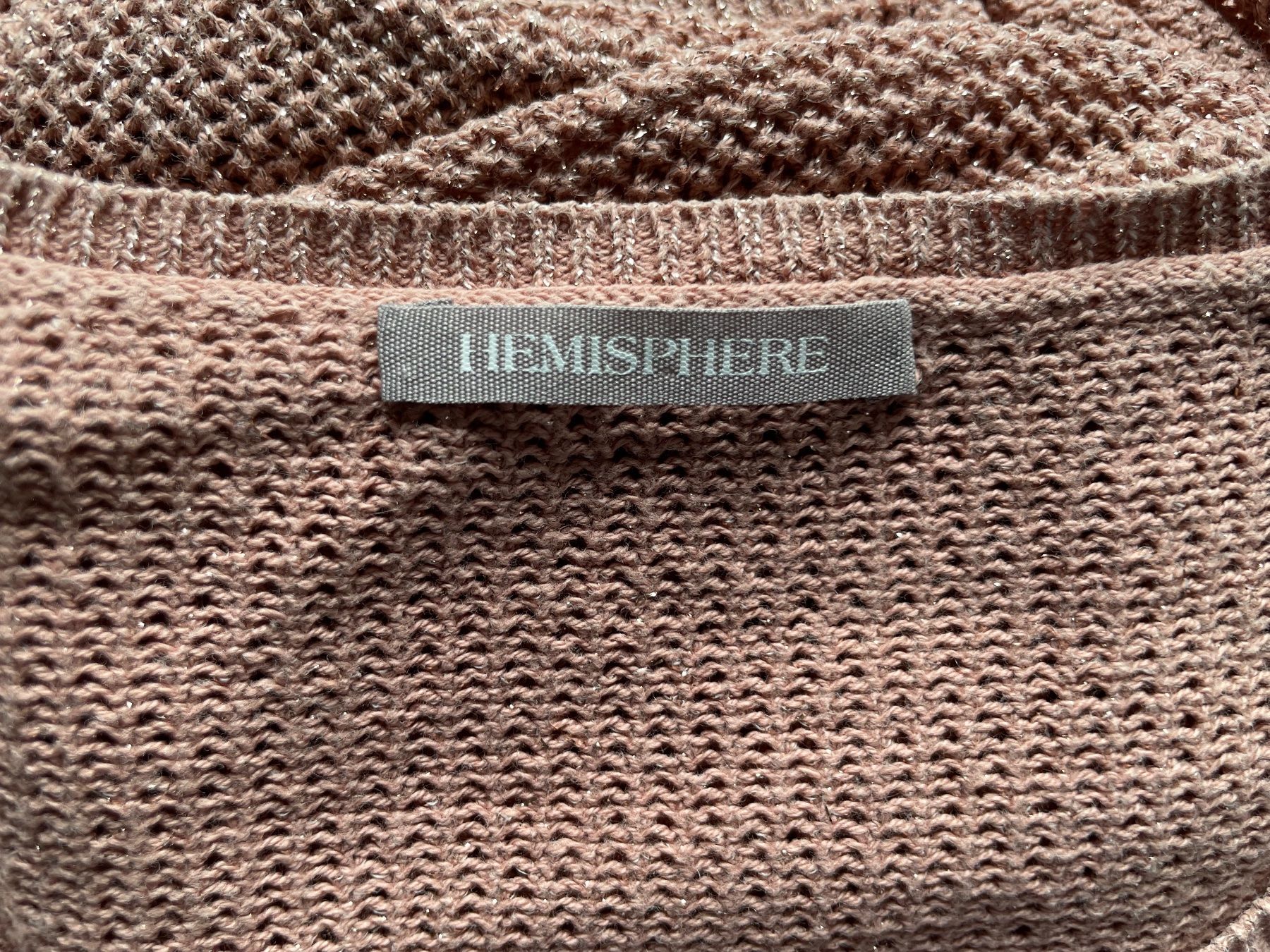 Hemisphere Maglioni & Felpe: Kurzarmpullover von Hemisphere, Kupfer, Gr. 42 – Usato da Balzers venduto da Golf-Lady 1
