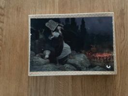 Altes Holzpuzzle „ Heiligenbild „ 60 Teilig