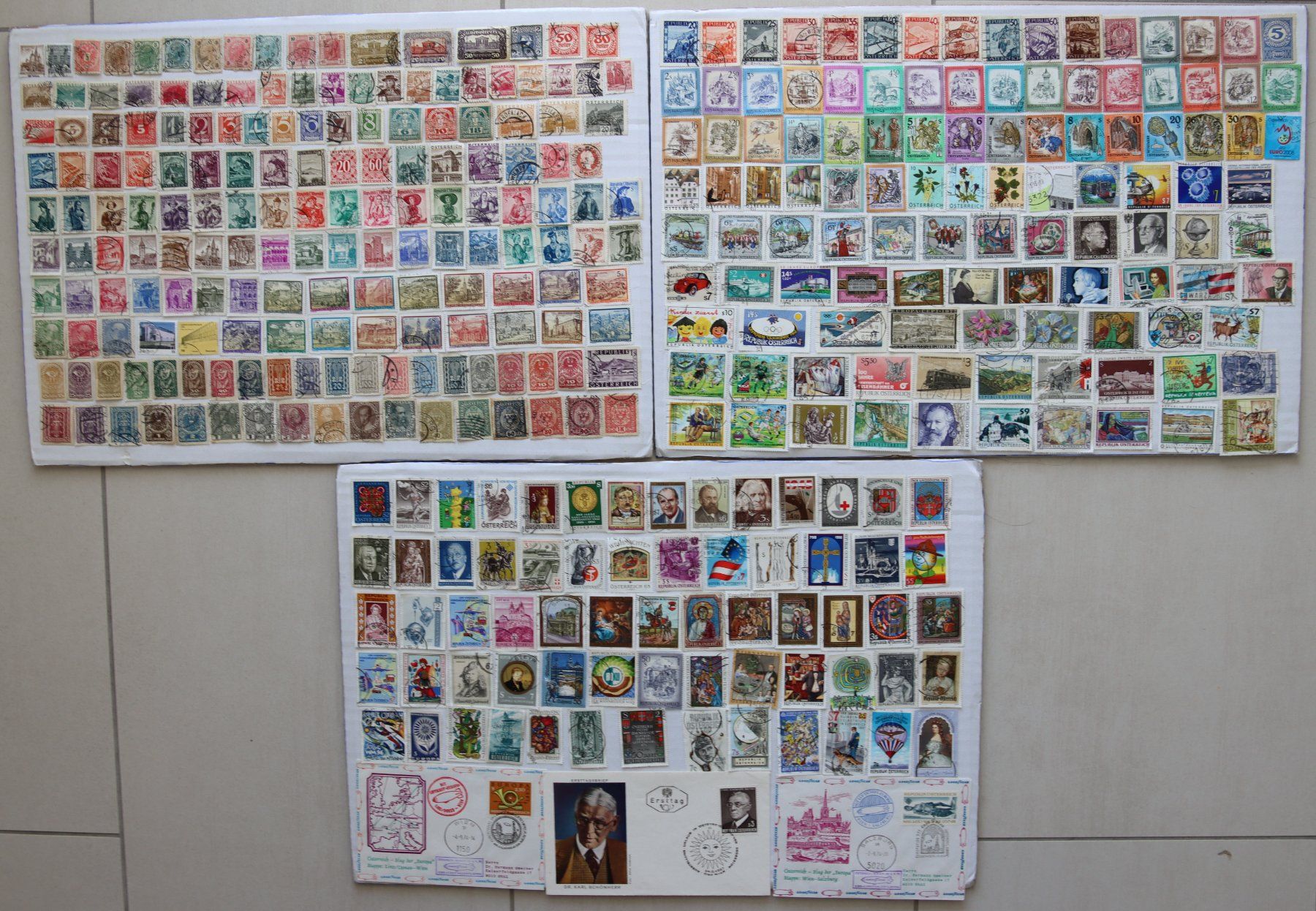 Alle Briefmarken: Briefmarken Österreich – Gebraucht aus Oberentfelden von lakipul