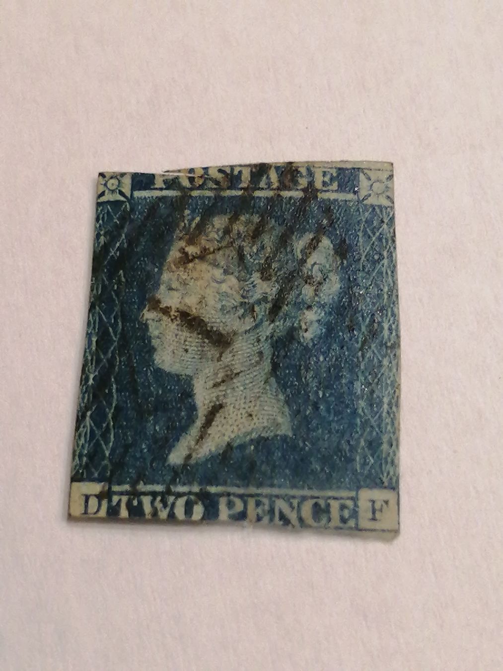 Tutti i francobolli: Two Pence Blue 1841, Platte 3  – Usato da Happerswil venduto da tschergi